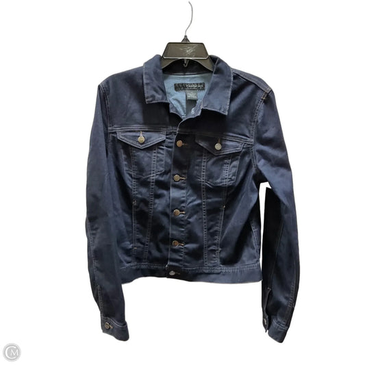 Jacket Denim By Calvin Klein In Blue Denim, Size: L