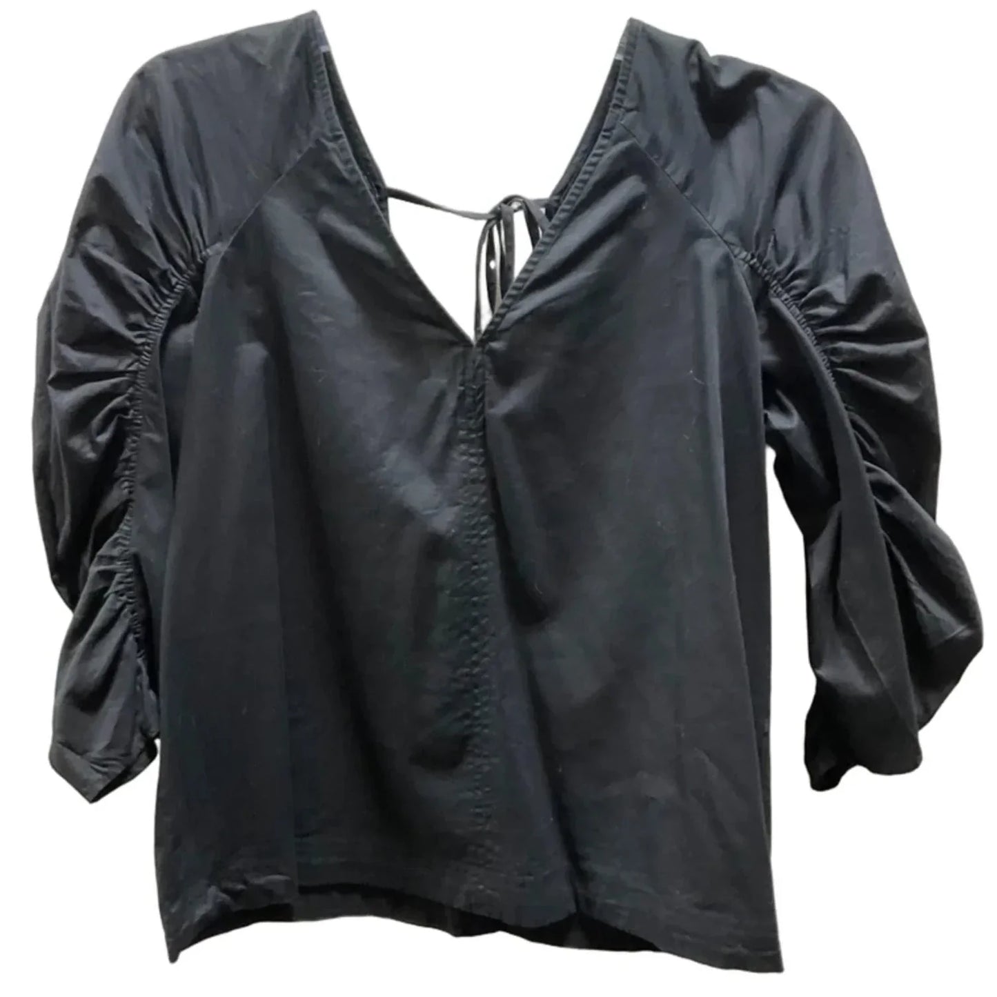 Top 3/4 Sleeve By Loft In Black, Size: S
