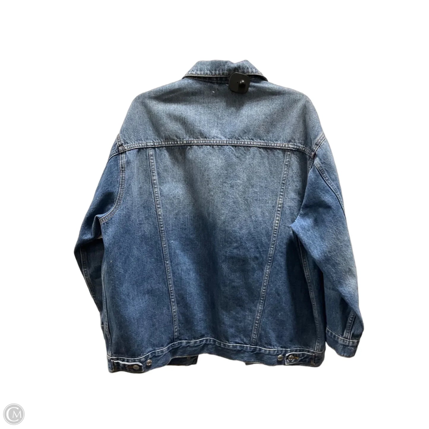 Jacket Denim By Topshop In Blue Denim, Size: Xs