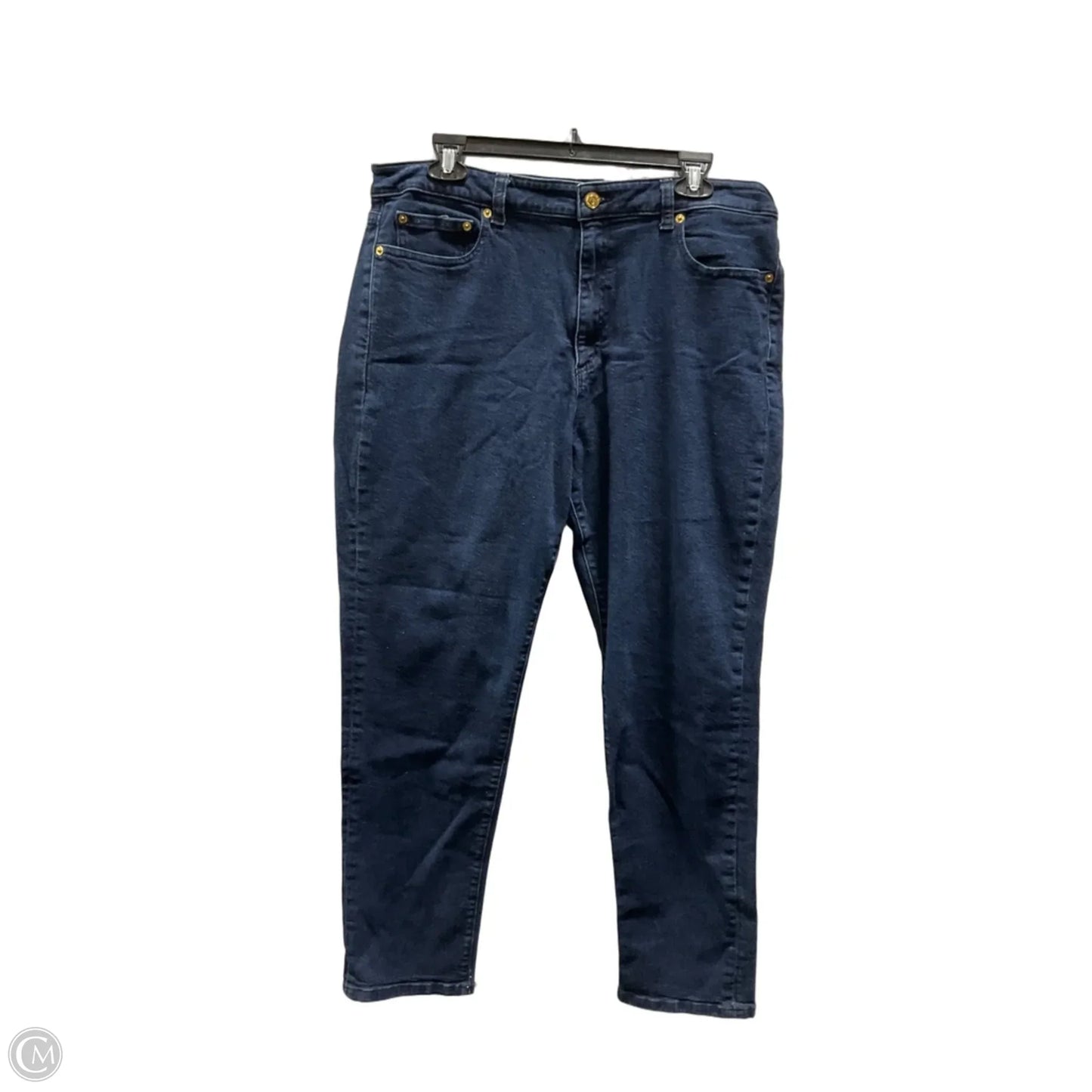 Jeans Designer By Michael Kors In Blue Denim, Size: 16