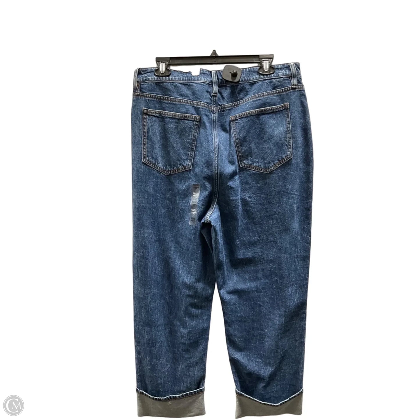 Jeans Straight By On 34th In Blue Denim, Size: 16