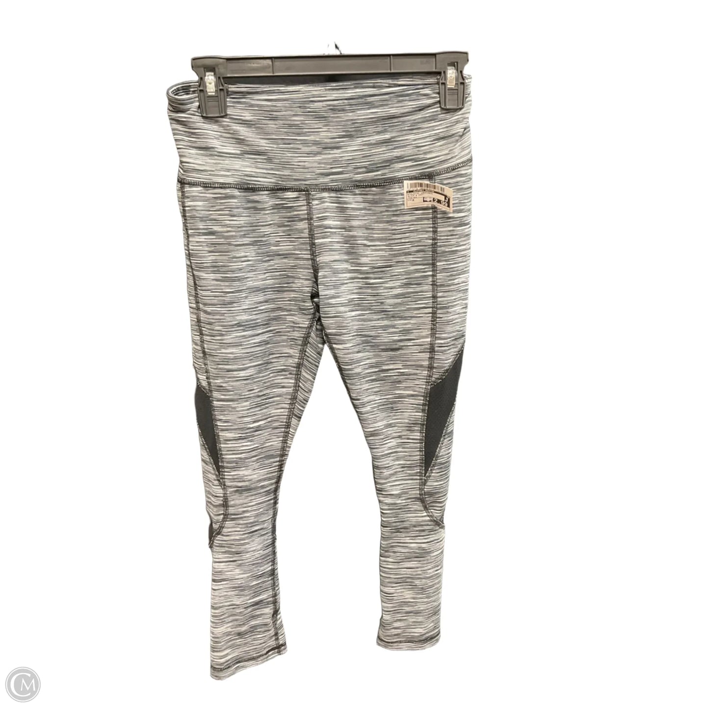 Athletic Leggings By Clothes Mentor In Black & Grey, Size: M