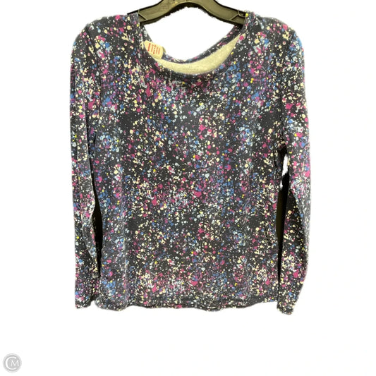 Top Long Sleeve By Talbots In Blue & Purple, Size: M