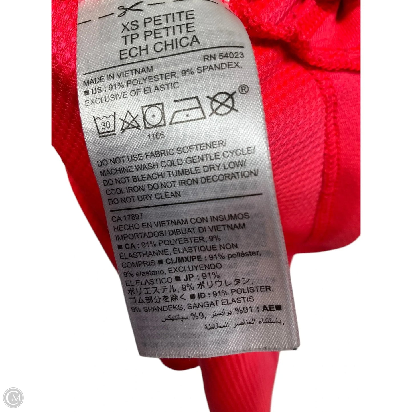 Athletic Tank Top By Nike Apparel In Pink, Size: Xs