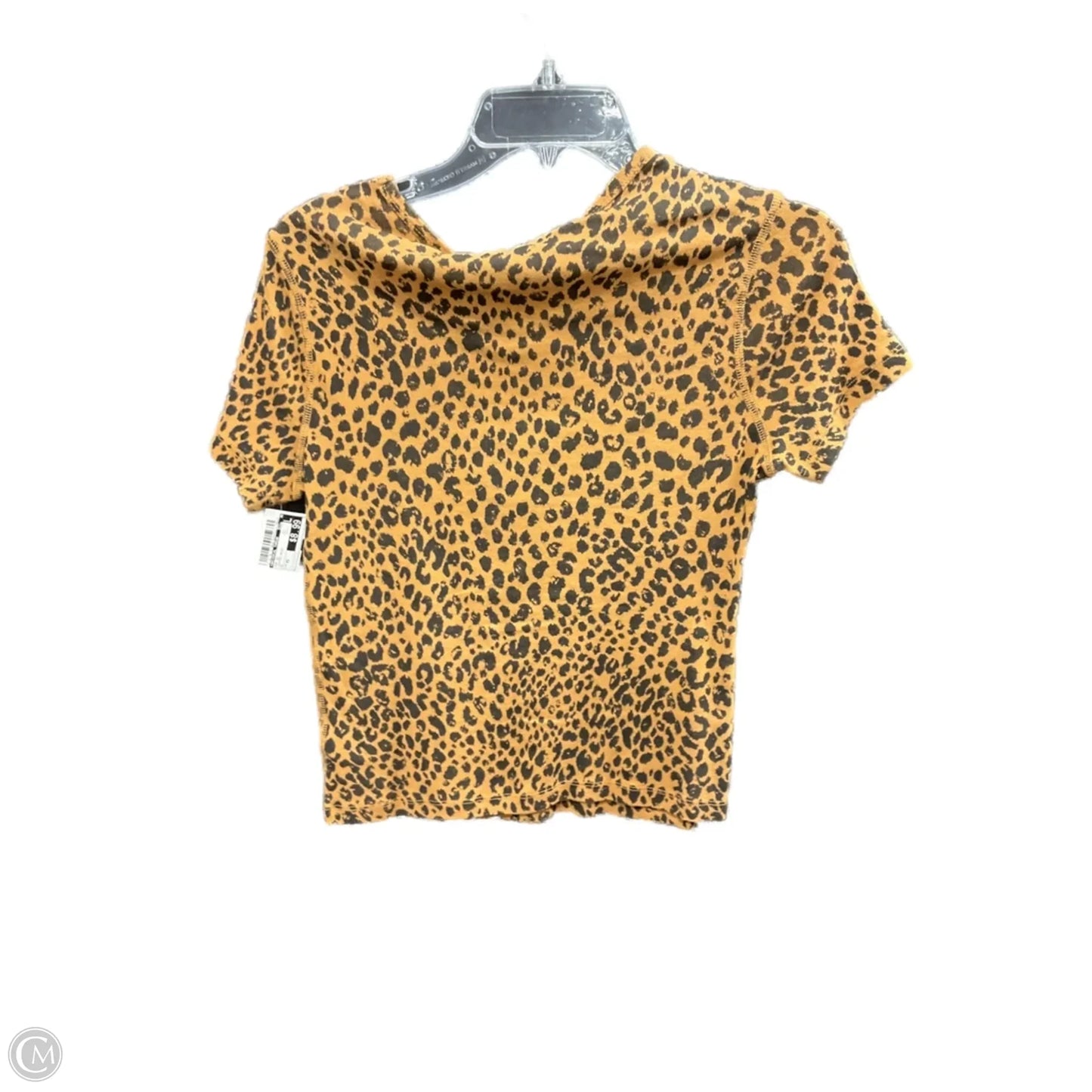 Top Short Sleeve By Universal Thread In Leopard Print, Size: Xs