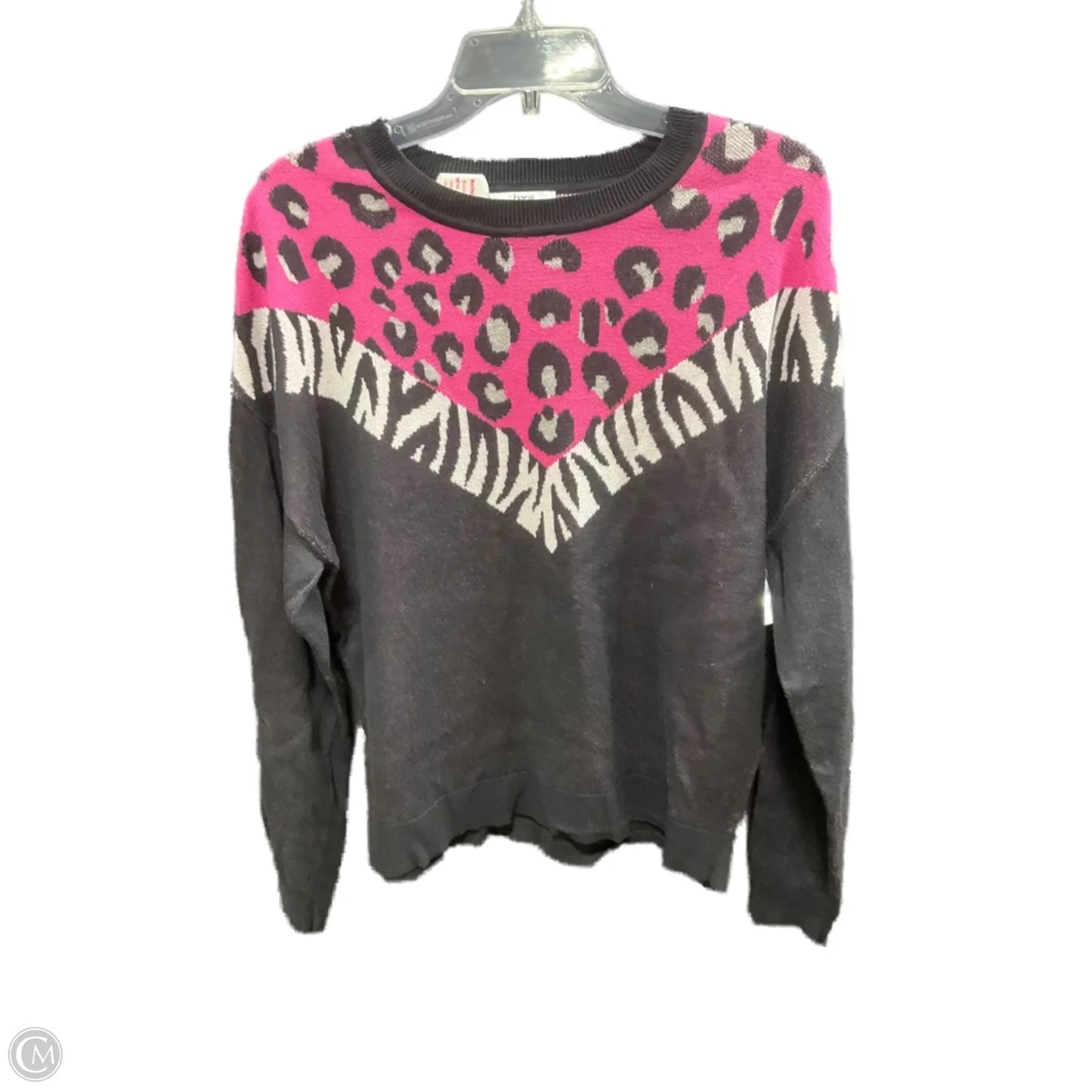 Sweater By Bar Iii In Leopard Print, Size: M