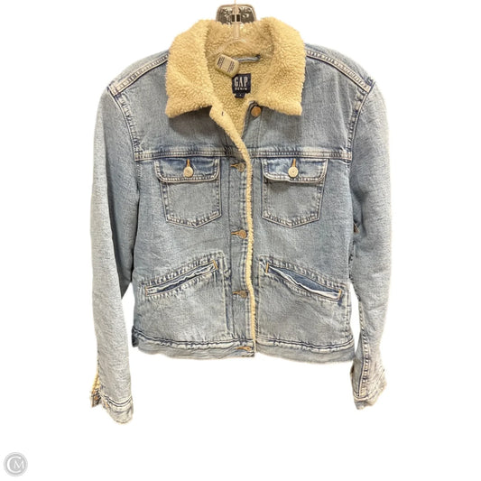 Jacket Denim By Gap In Blue, Size: S
