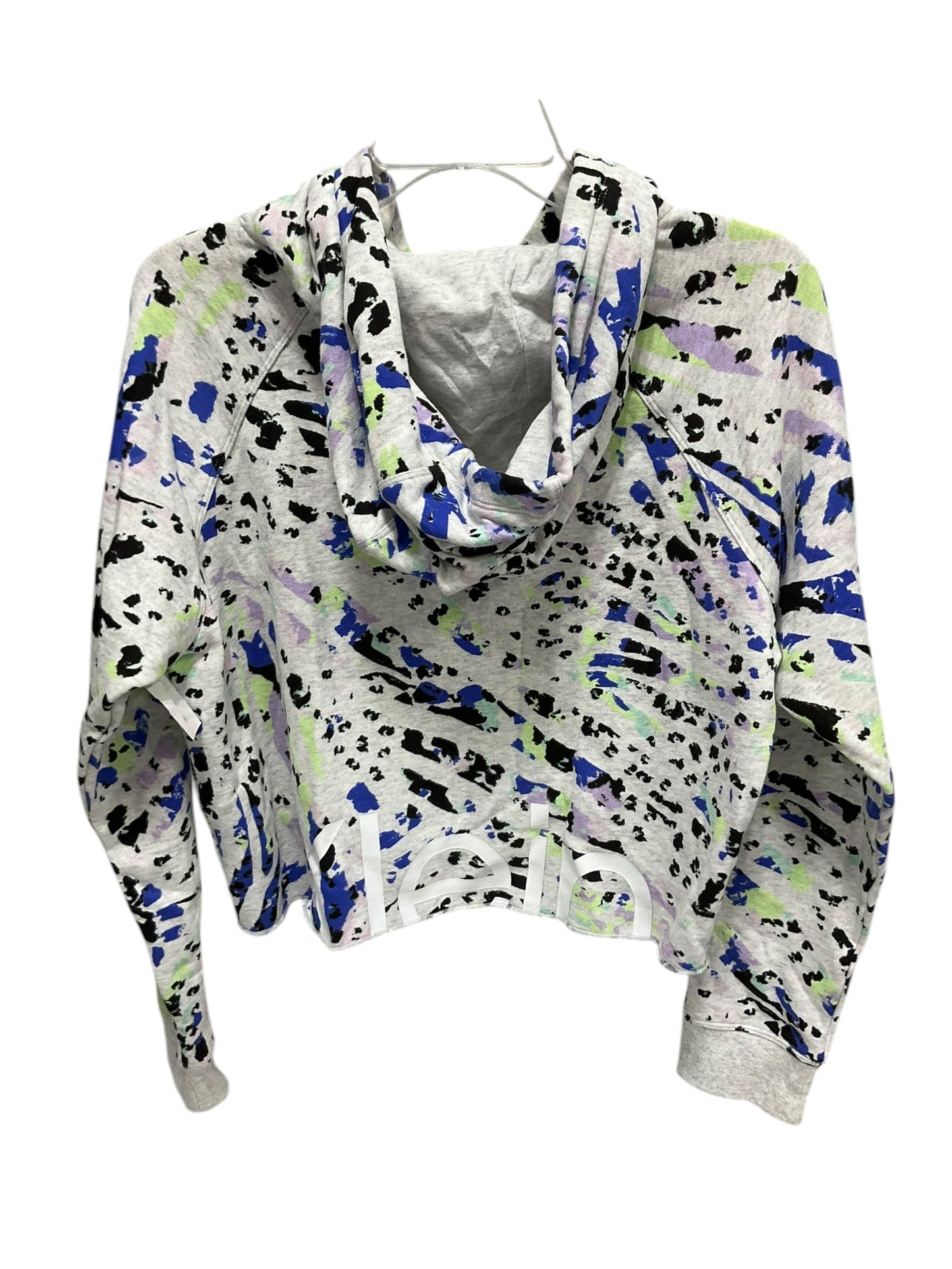 Athletic Sweatshirt Hoodie By Calvin Klein Performance In Multi-colored, Size: M