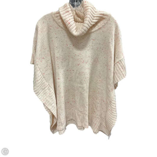 Poncho By Loft In Peach, Size: Xs