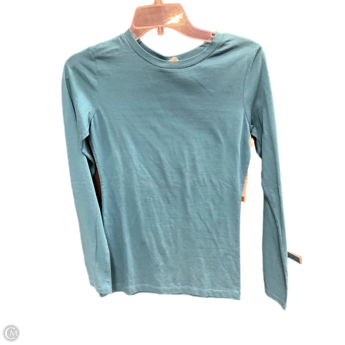 Top Long Sleeve By Copper Key In Teal, Size: M