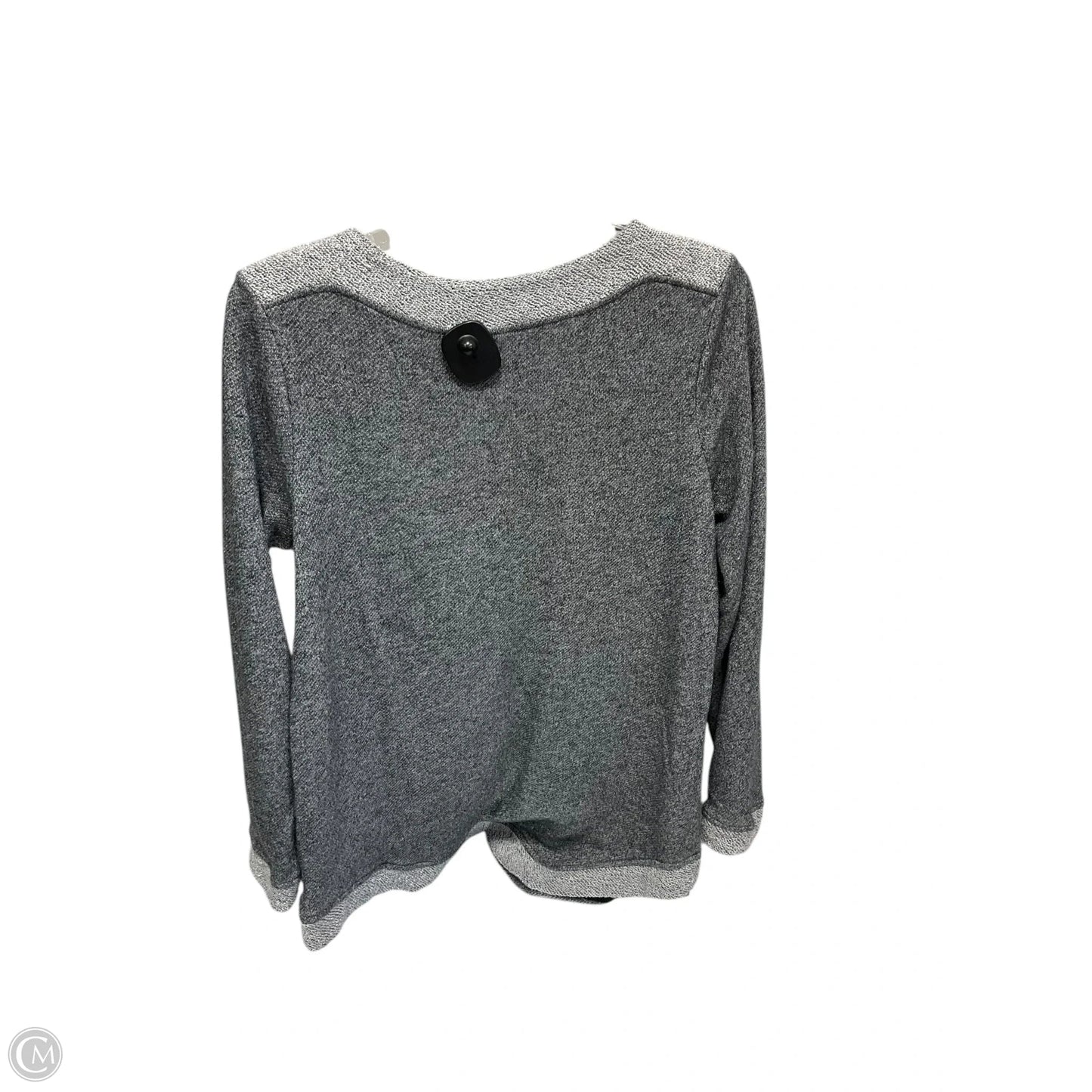 Sweatshirt Crewneck By Chicos In Grey, Size: M