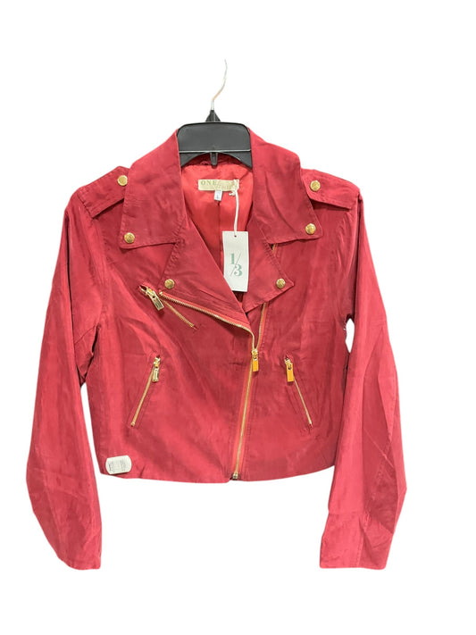 Jacket Moto By Clothes Mentor  Size: L