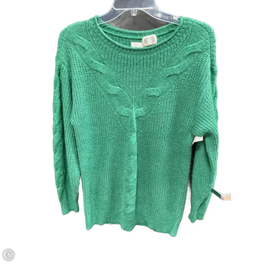 Sweater By Lc Lauren Conrad In Green, Size: Xs