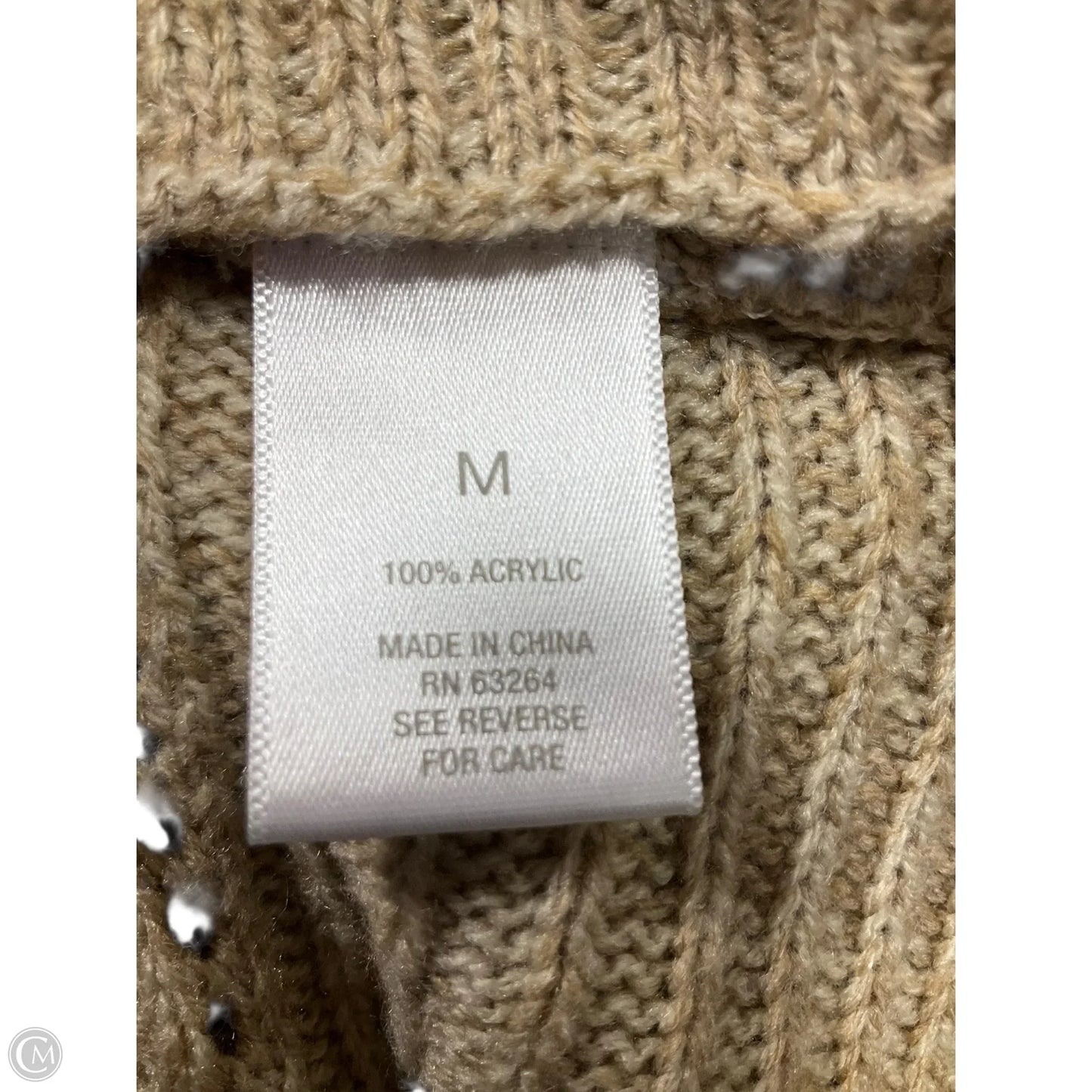 Sweater By Westport In Beige, Size: M