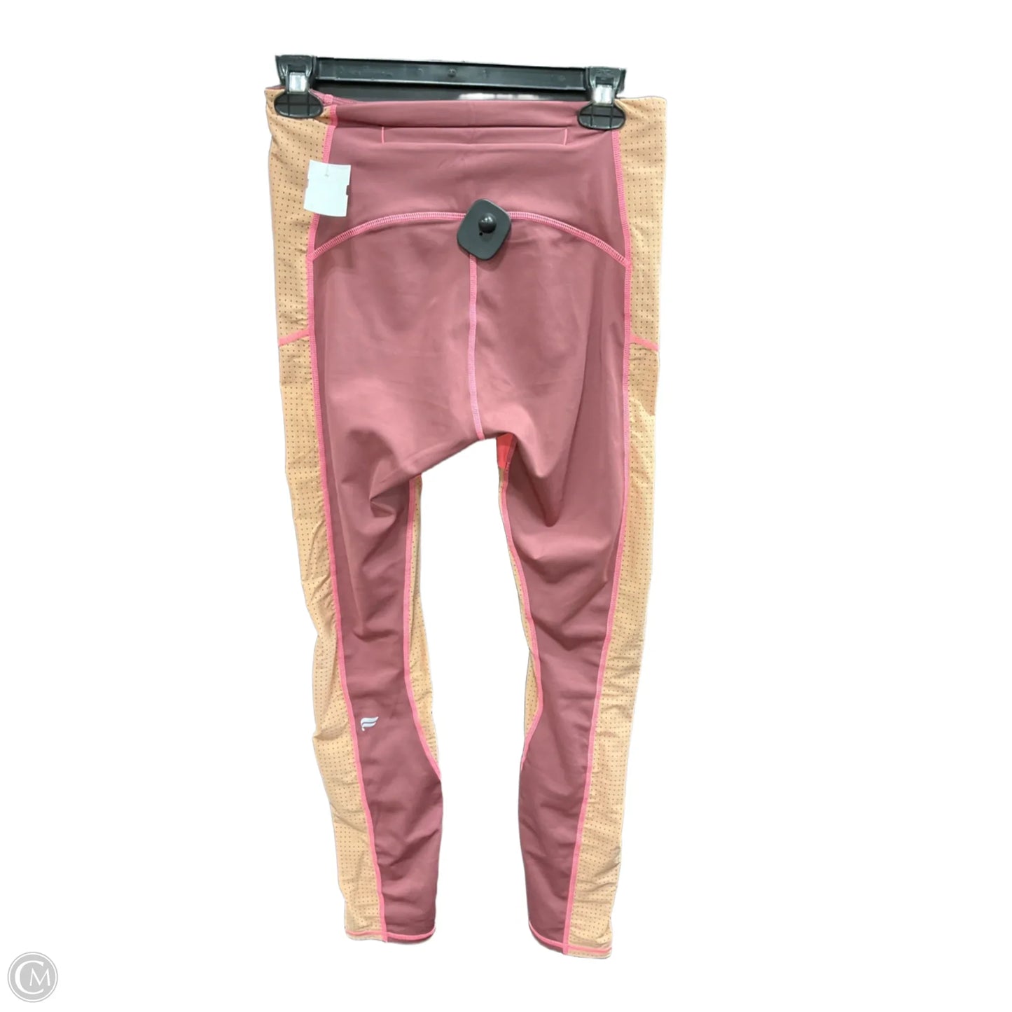 Athletic Leggings By Fabletics In Pink & Tan, Size: M