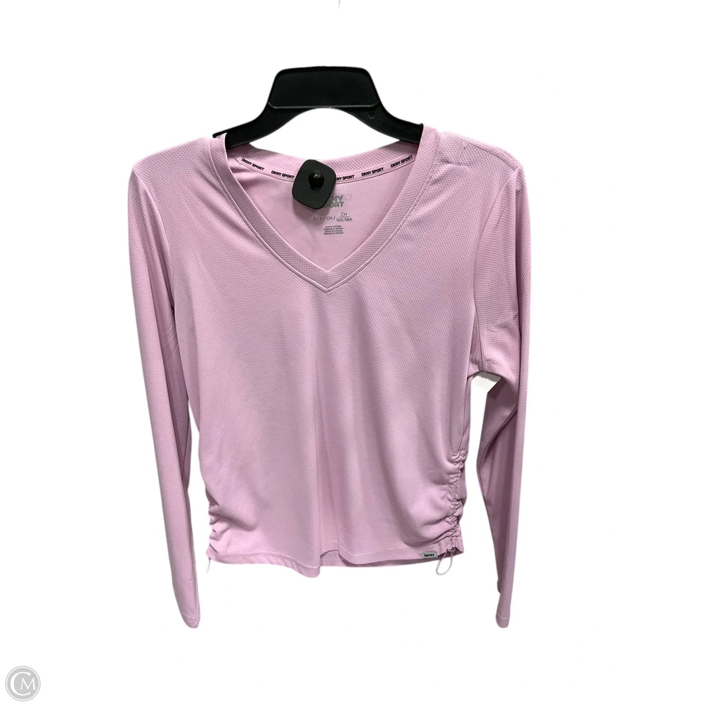 Athletic Top Long Sleeve Crewneck By Dkny In Pink, Size: S