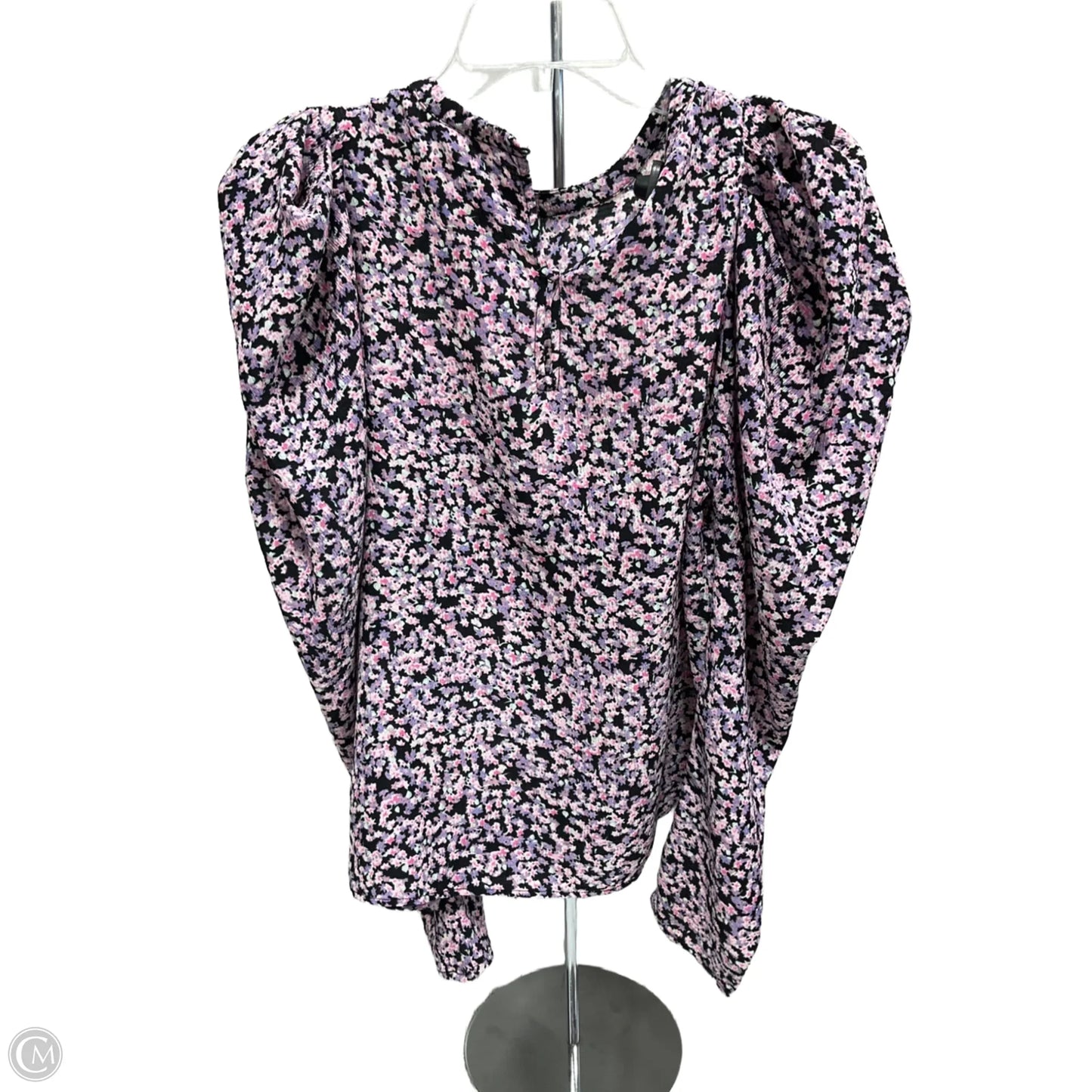 Top Long Sleeve By H&m In Pink & Purple, Size: S