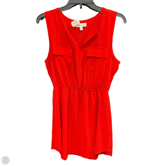 Dress Casual Midi By Monteau In Red, Size: L