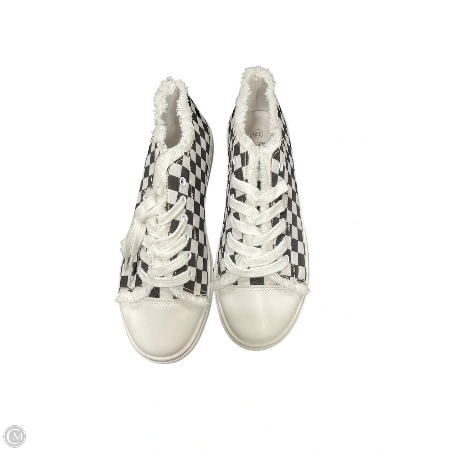 Shoes Athletic By Clothes Mentor In Checkered Pattern, Size: 11