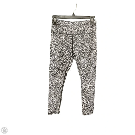 Athletic Capris By Zyia In Black & White, Size: 4