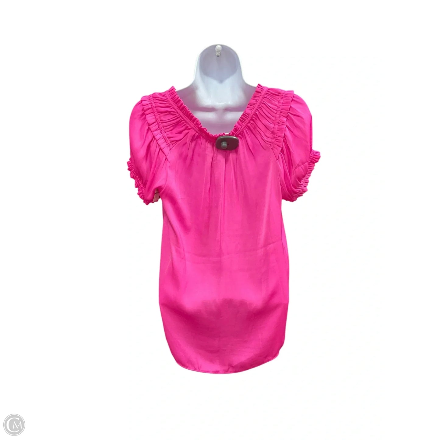 Top Short Sleeve By Catherine Malandrino In Pink, Size: S