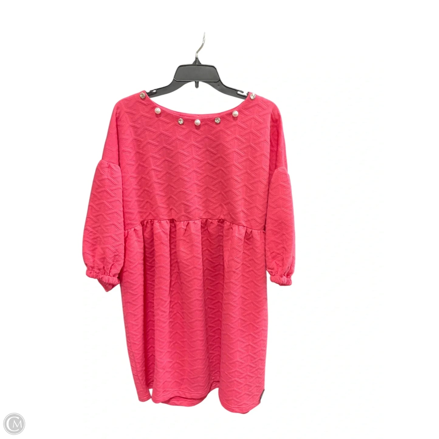 Dress Casual Midi By Simply Southern In Pink, Size: L
