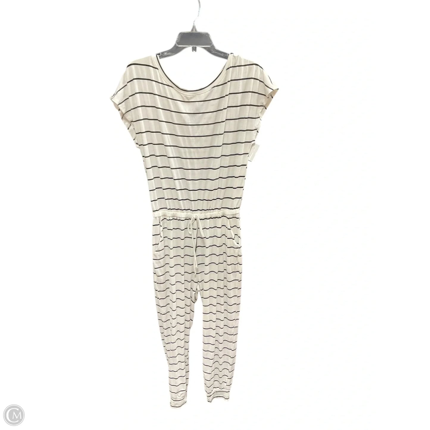 Jumpsuit By Clothes Mentor In Striped Pattern, Size: L
