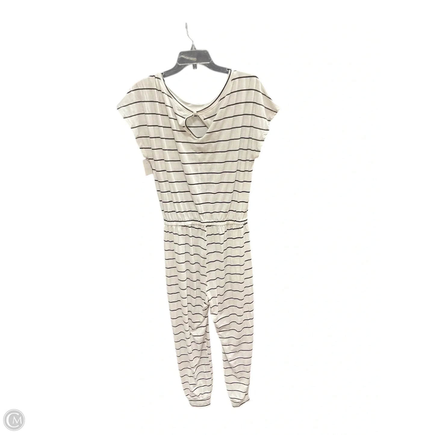 Jumpsuit By Clothes Mentor In Striped Pattern, Size: L