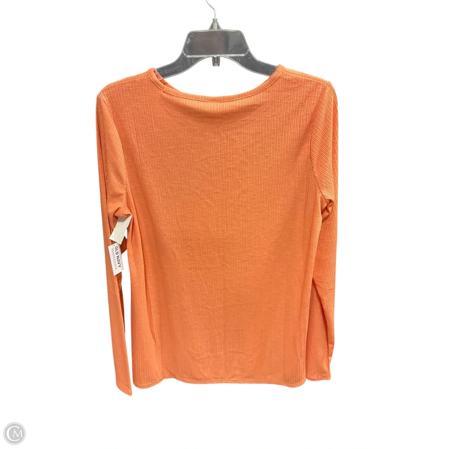 Top Long Sleeve By Old Navy In Orange, Size: M