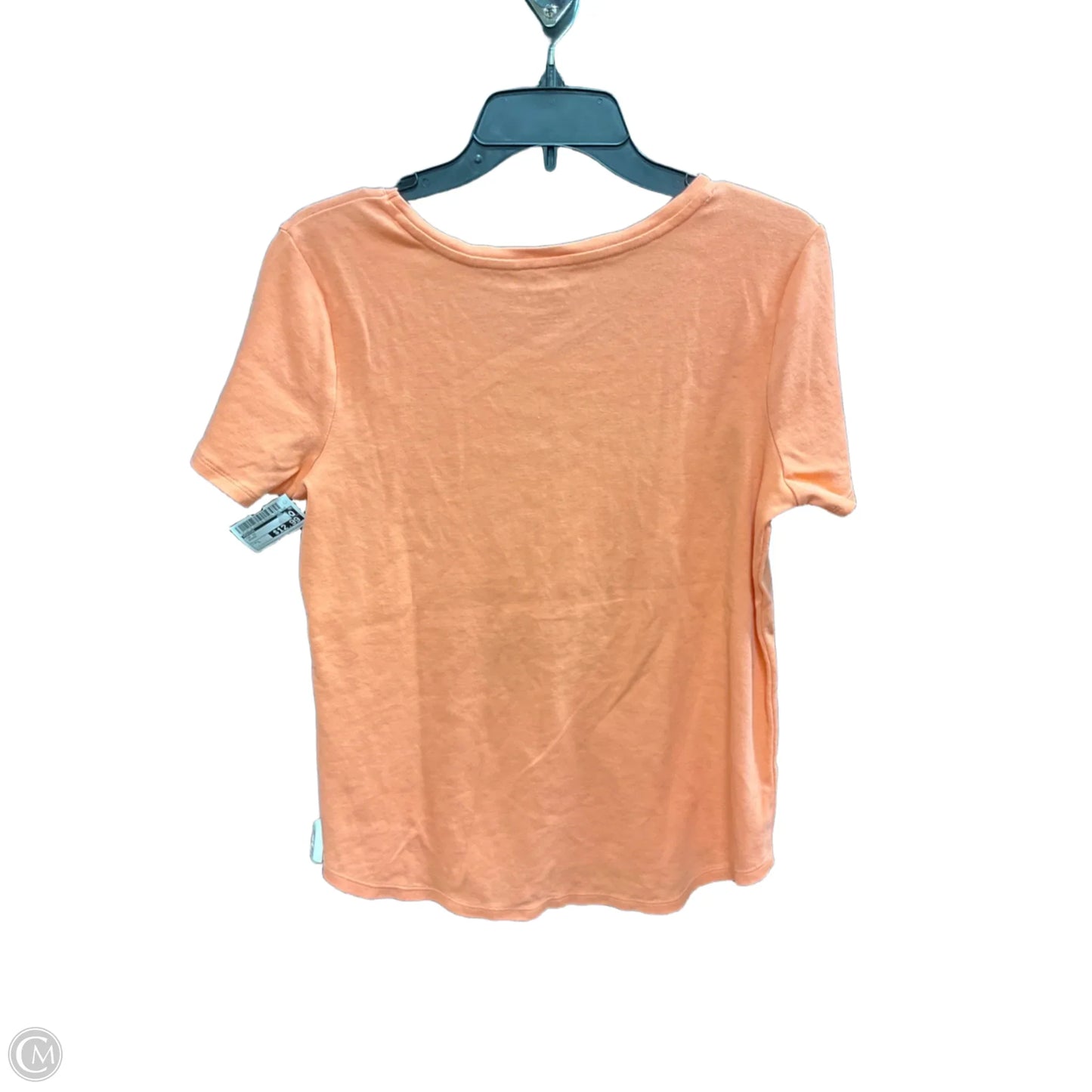 Top Short Sleeve By Chicos In Orange, Size: L