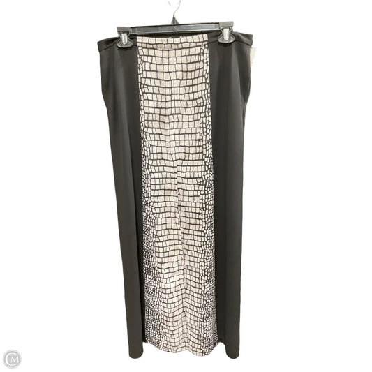 Skirt Maxi By Bcbgmaxazria In Black & White, Size: M