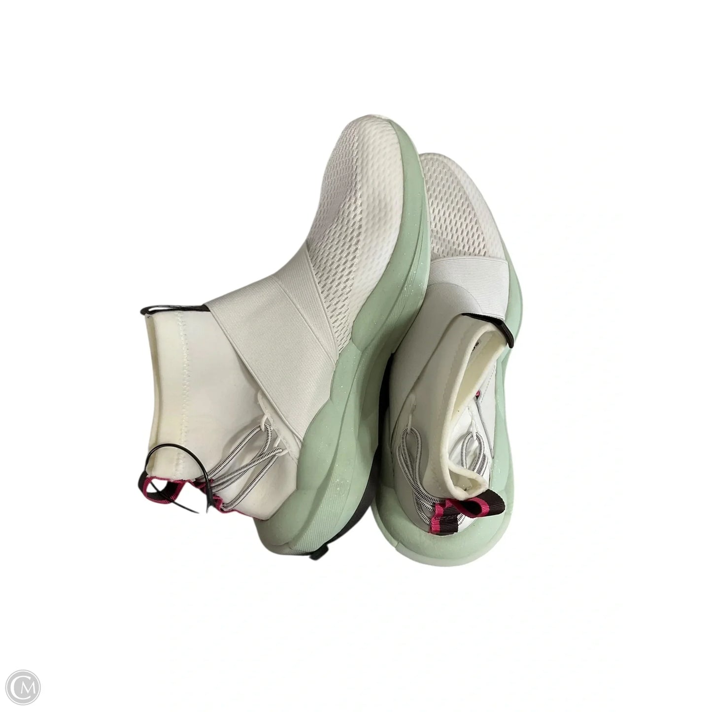 Shoes Athletic By Sorel In Green & White, Size: 9