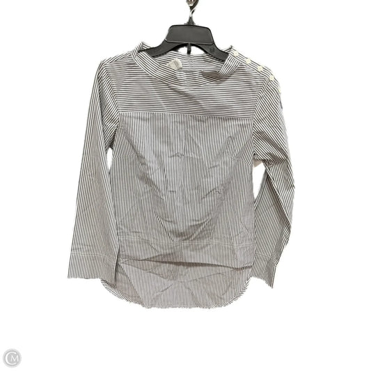 Top Long Sleeve By J. Crew In Striped Pattern, Size: 0