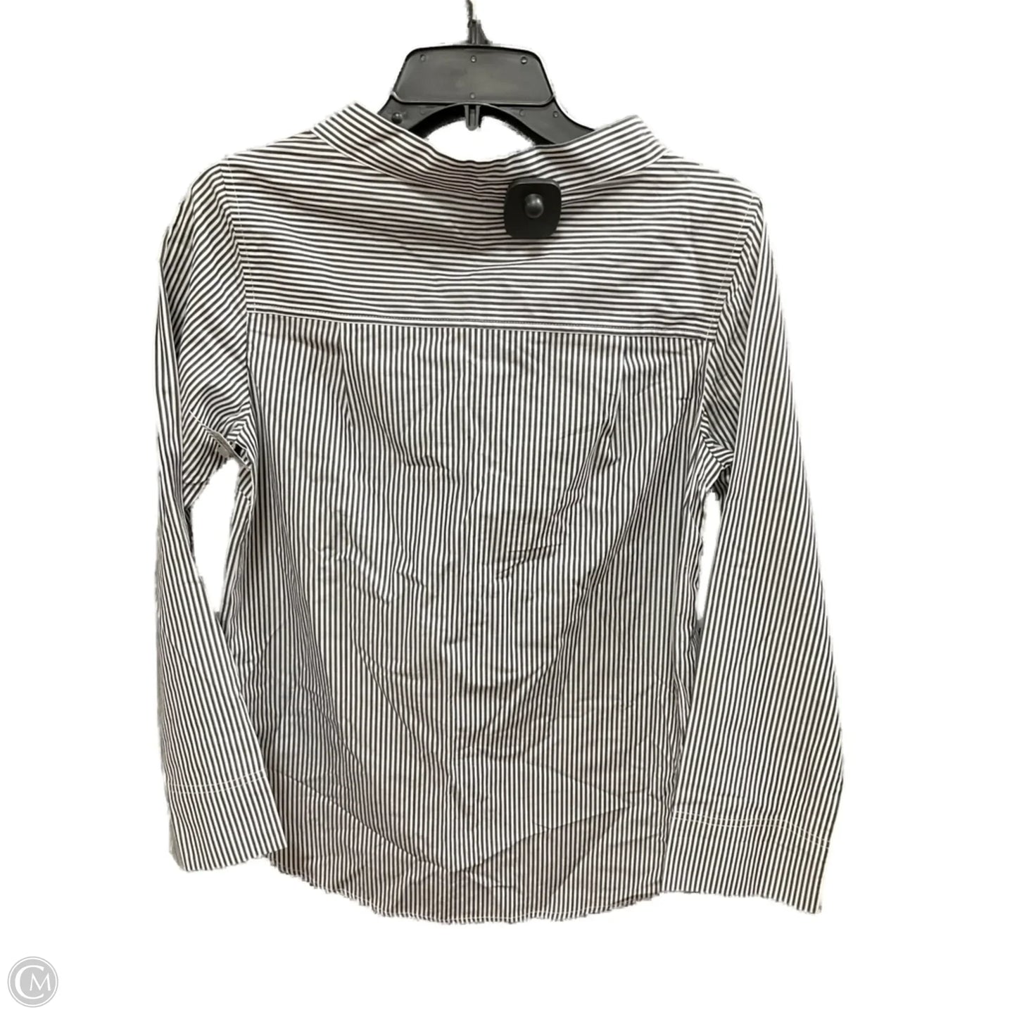 Top Long Sleeve By J. Crew In Striped Pattern, Size: 0