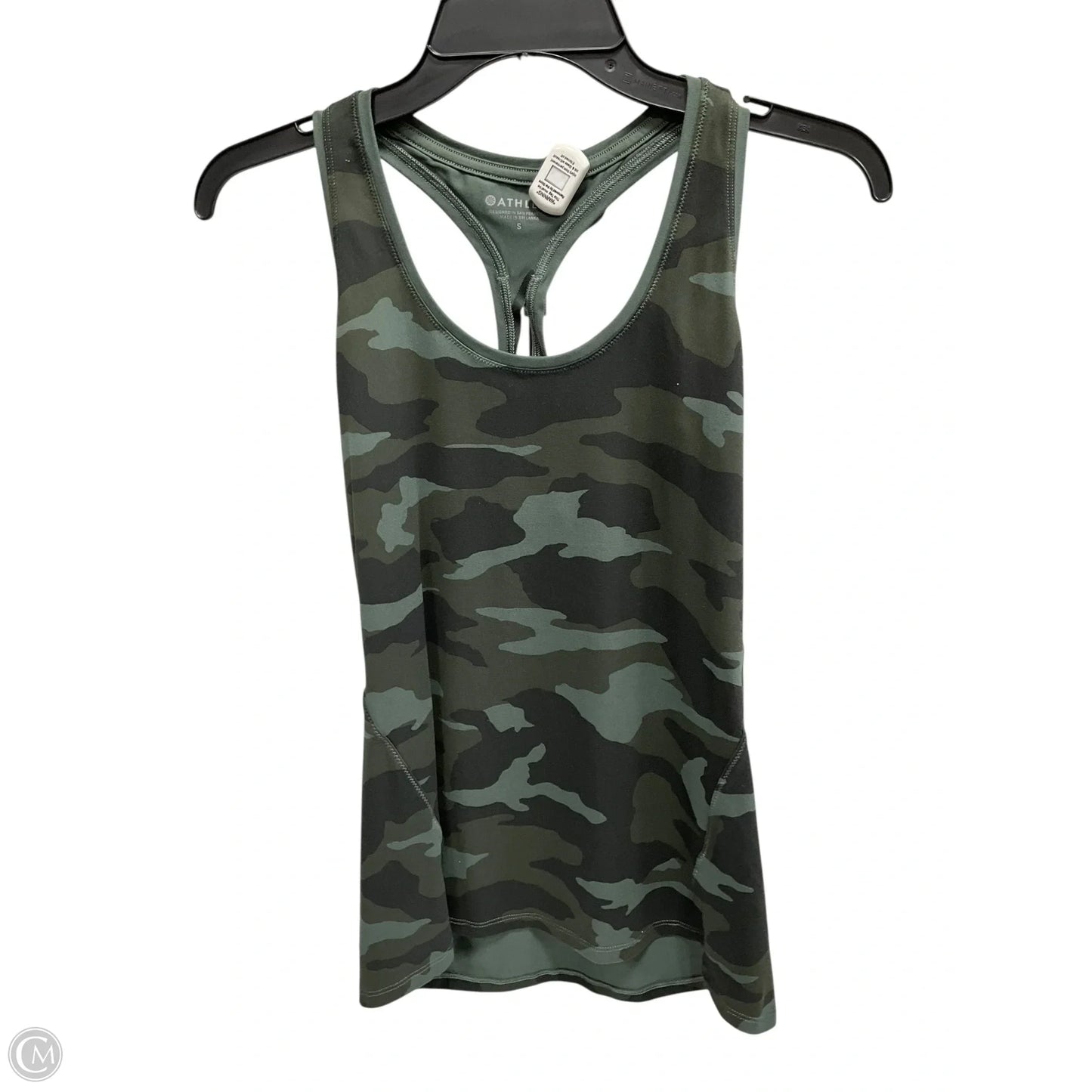 Athletic Tank Top By Athleta In Camouflage Print, Size: S