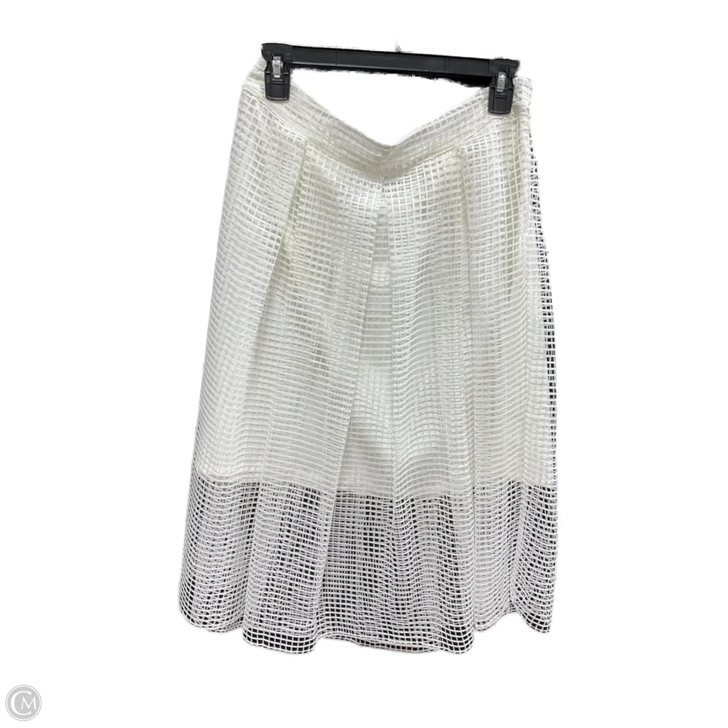 Skirt Midi By Who What Wear In Cream, Size: 10