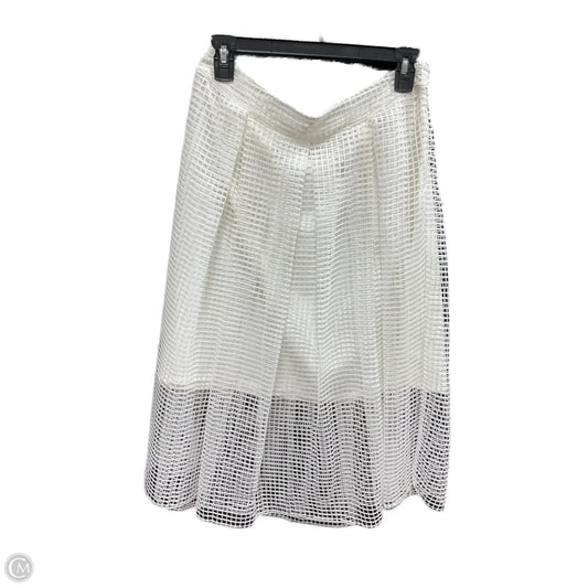 Skirt Midi By Who What Wear In Cream, Size: 10