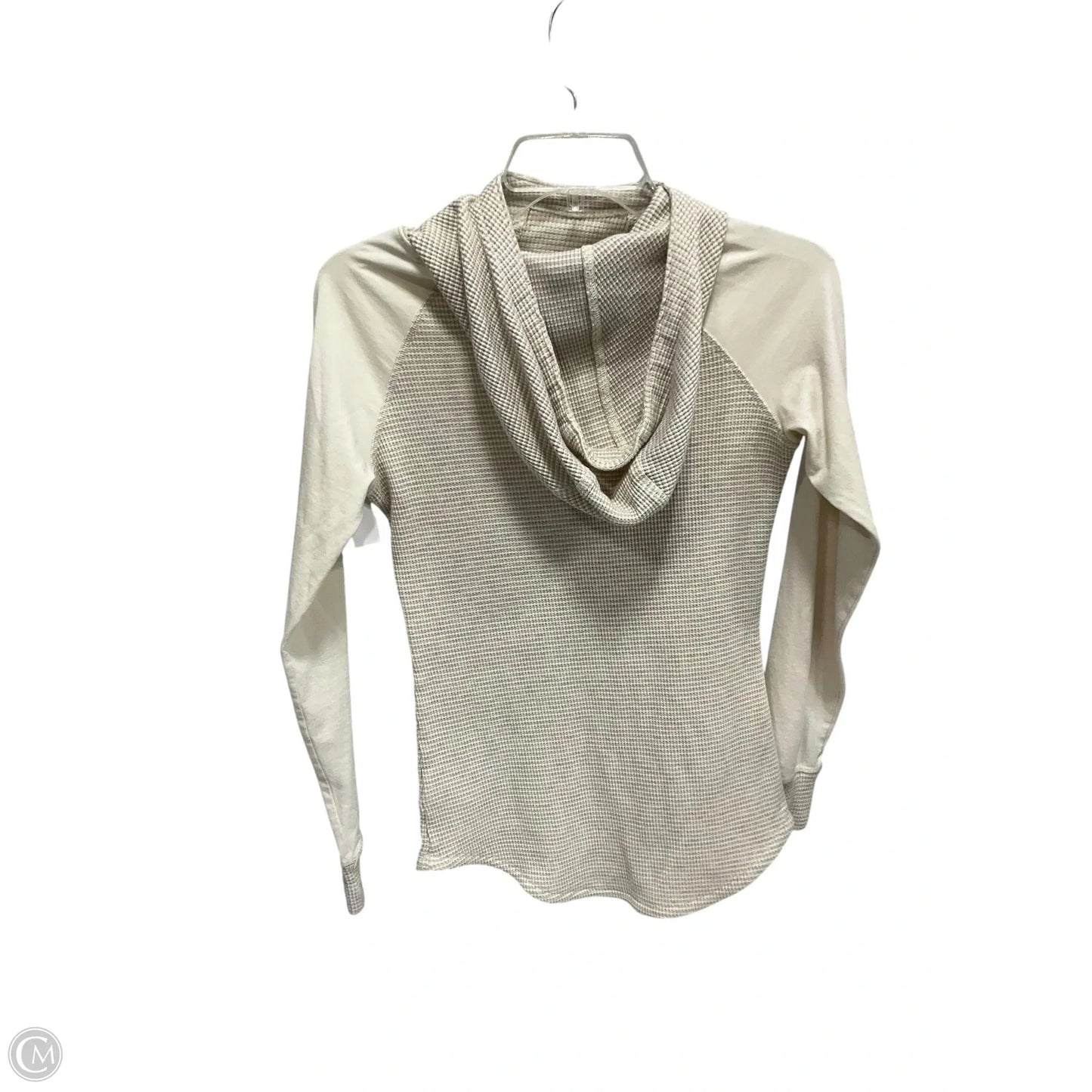 Athletic Sweatshirt Hoodie By Columbia In Beige, Size: S