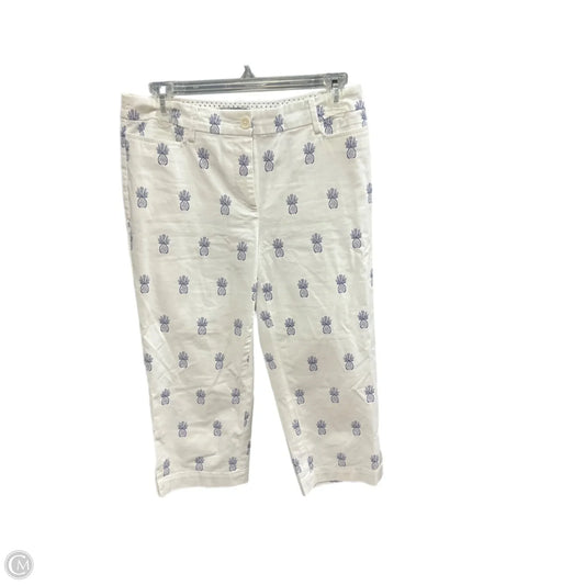 Pants Dress By Talbots In Blue & White, Size: 4