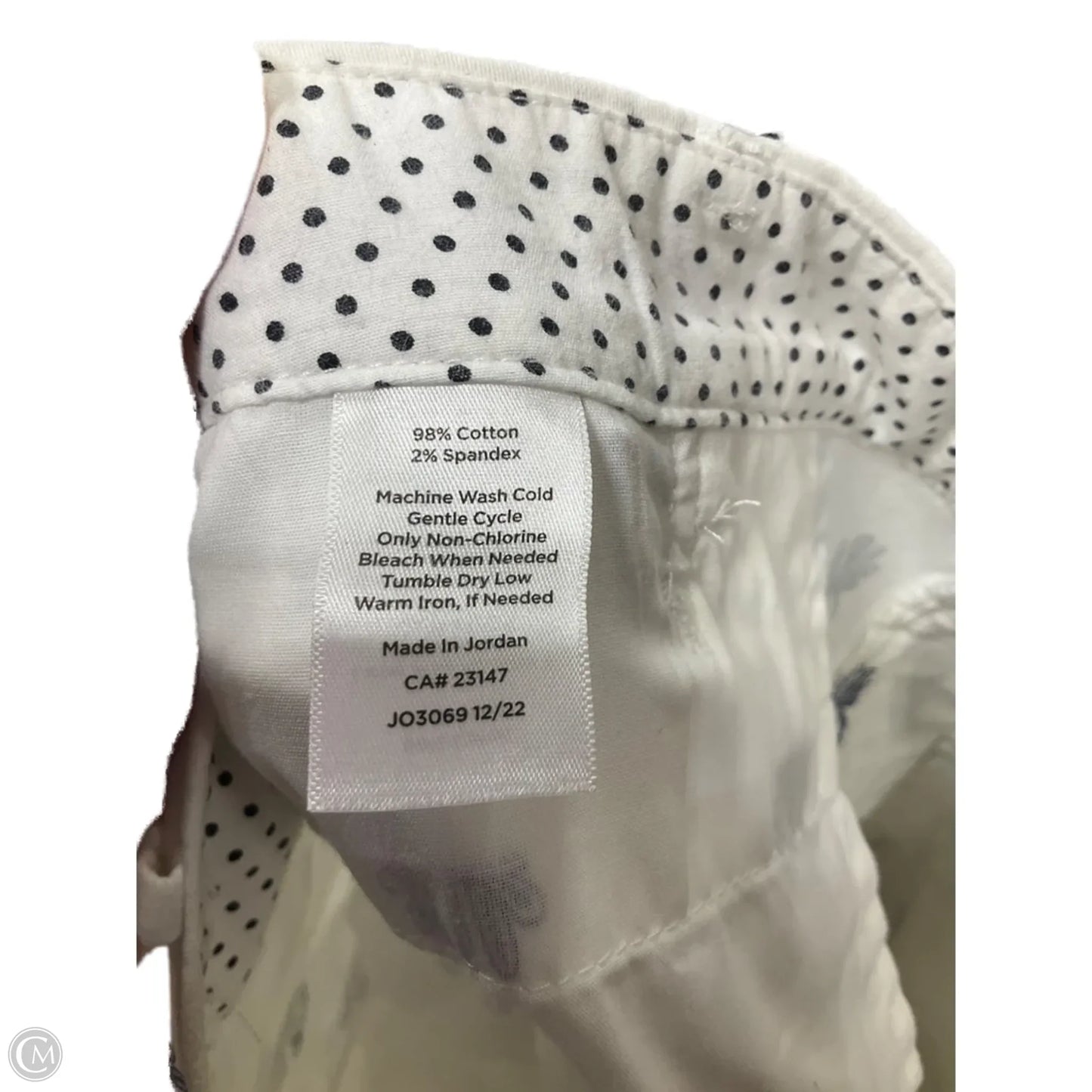 Pants Dress By Talbots In Blue & White, Size: 4