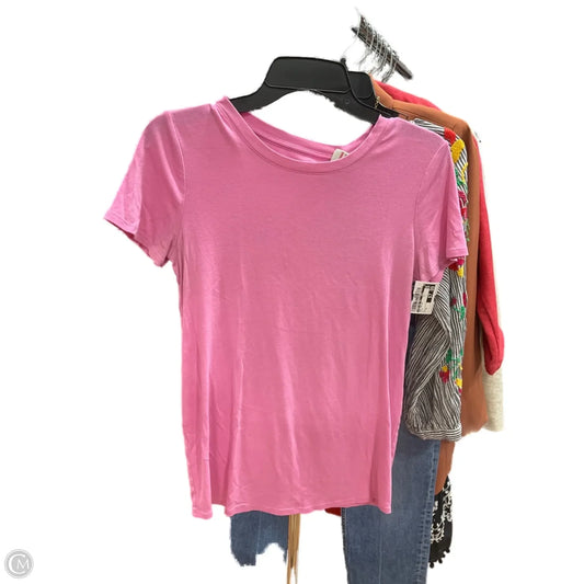 Maternity Top Short Sleeve By Time And Tru, Size: M