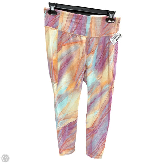 Athletic Leggings By Calia In Orange & Purple, Size: M