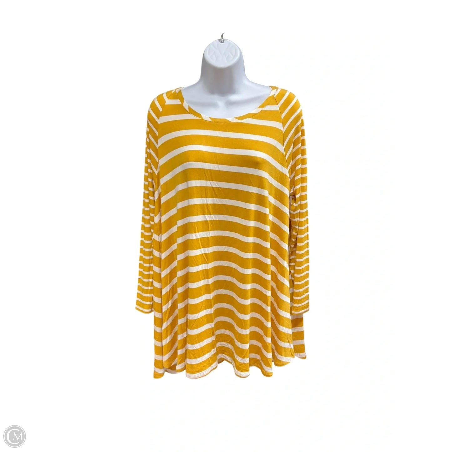 Top Long Sleeve By Matilda Jane In Yellow, Size: L