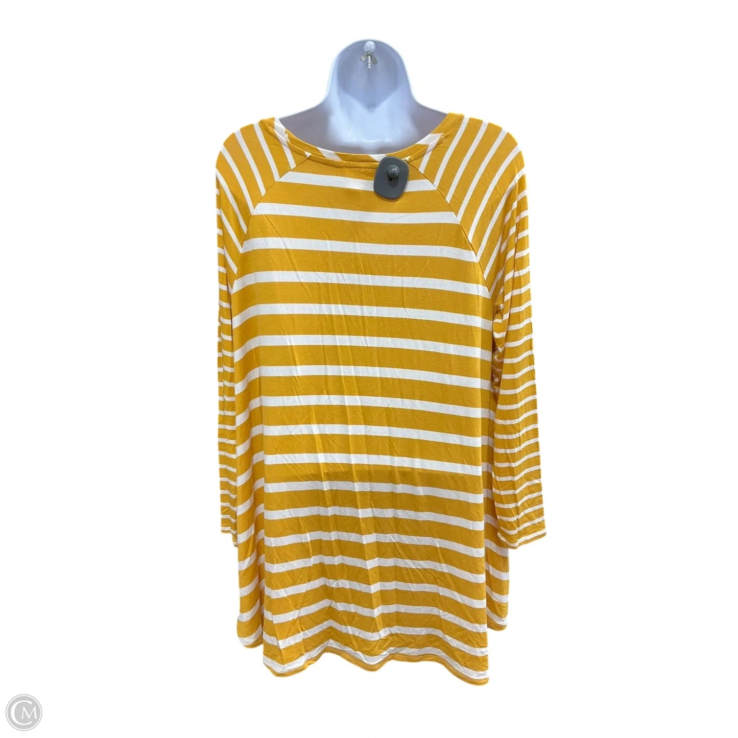 Top Long Sleeve By Matilda Jane In Yellow, Size: L