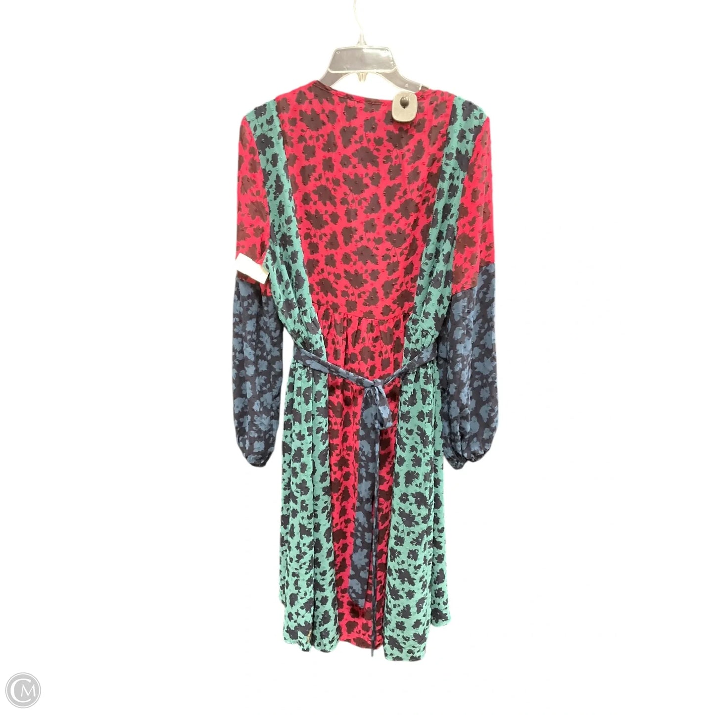 Dress Casual Midi By Matilda Jane In Green & Pink, Size: L