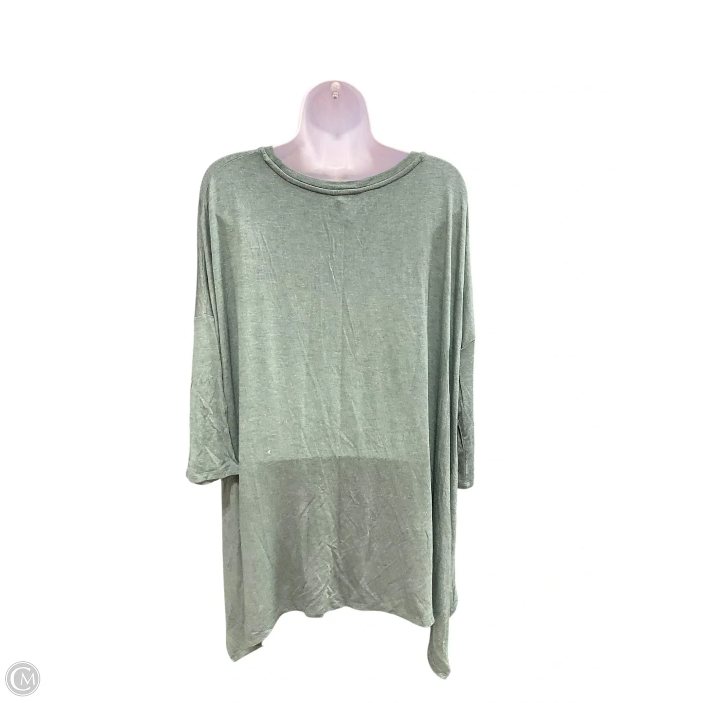Top 3/4 Sleeve By Matilda Jane In Green, Size: L
