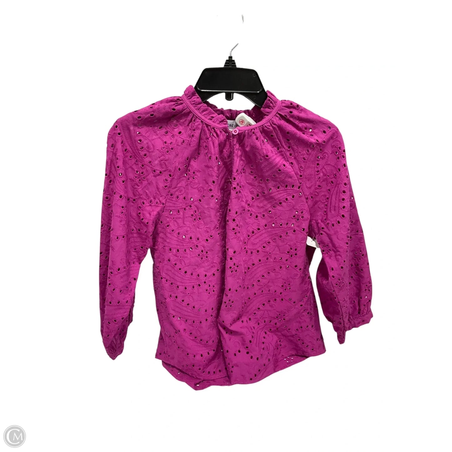 Top Long Sleeve By Evereve In Purple, Size: M