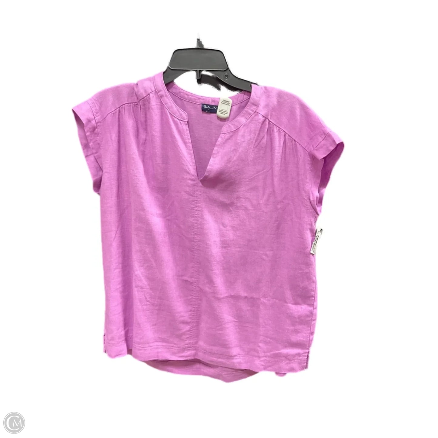 Top Short Sleeve By Splendid In Purple, Size: M