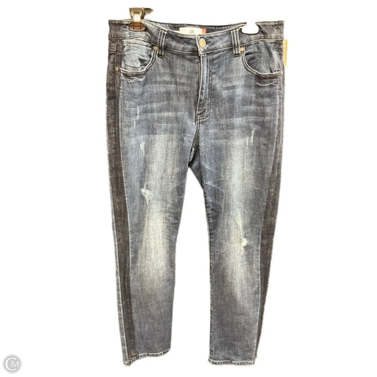 Jeans Straight By Cabi In Blue, Size: 12