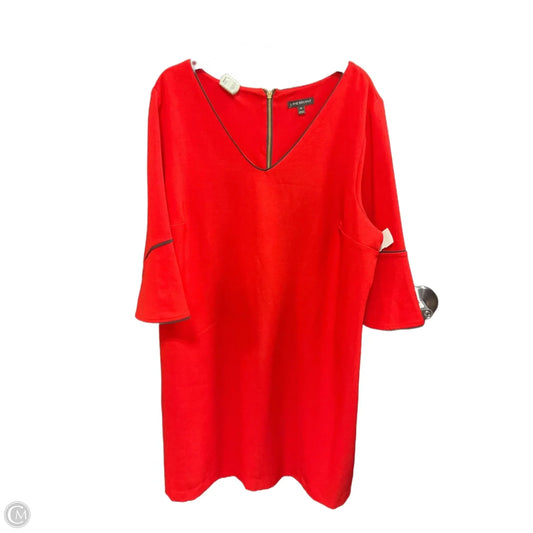Top 3/4 Sleeve By Lane Bryant In Red, Size: 22